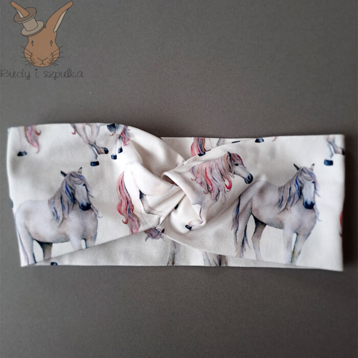 Opaska na głowę konie