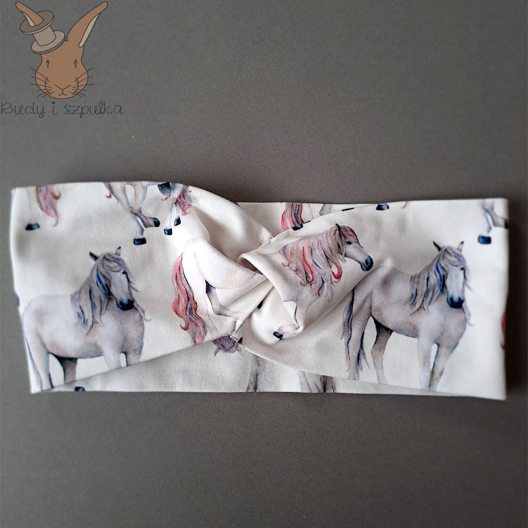 Opaska na głowę konie