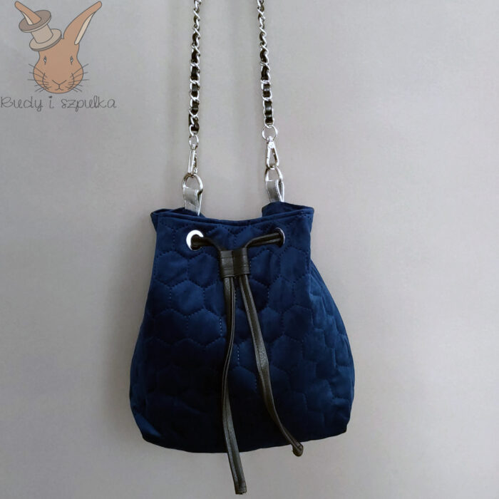 Torebka sakiewka granat