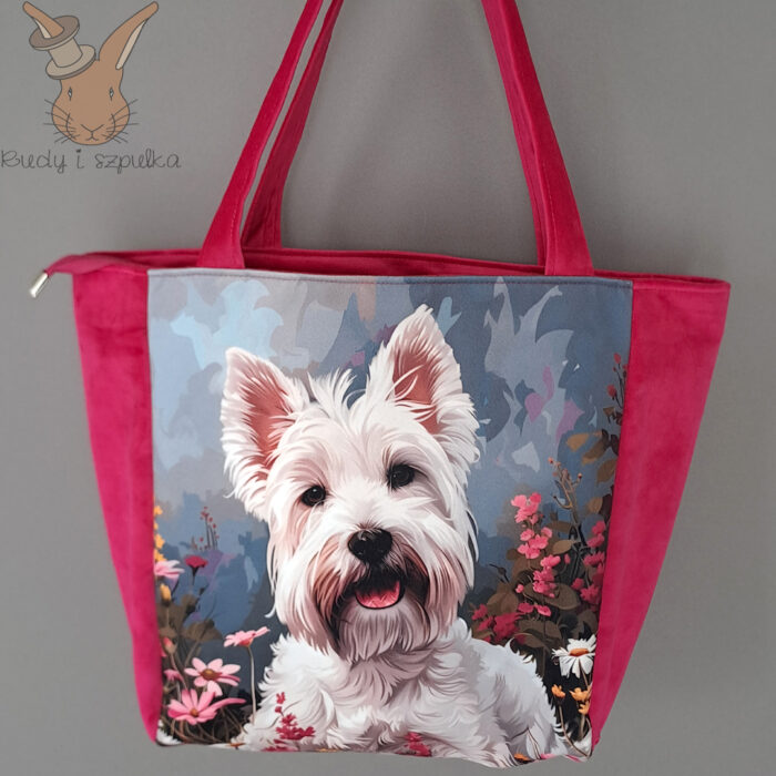 Torebka welurowa z Westem